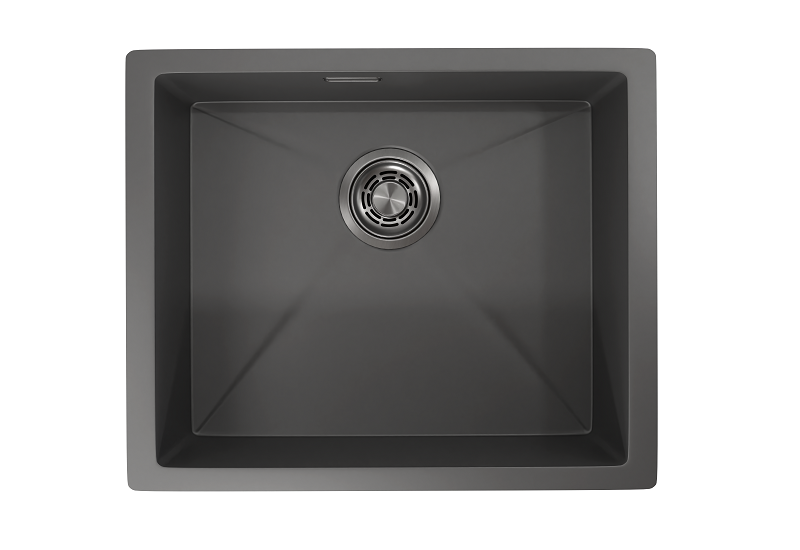 5445U, ГРАФИТ МАТОВЫЙ, стальная кухонная мойка