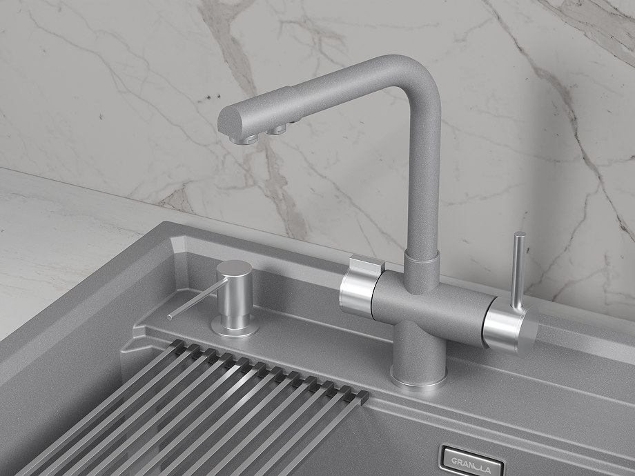 5008, АЛЮМИНИУМ, СМЕСИТЕЛЬ КУХОННЫЙ