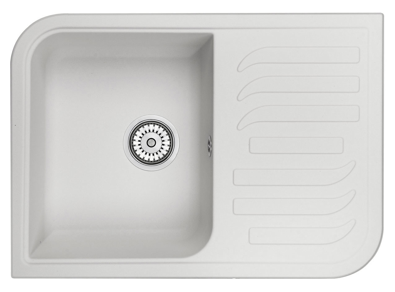 7001, АРКТИК (БЕЛЫЙ), кухонная мойка, кварц