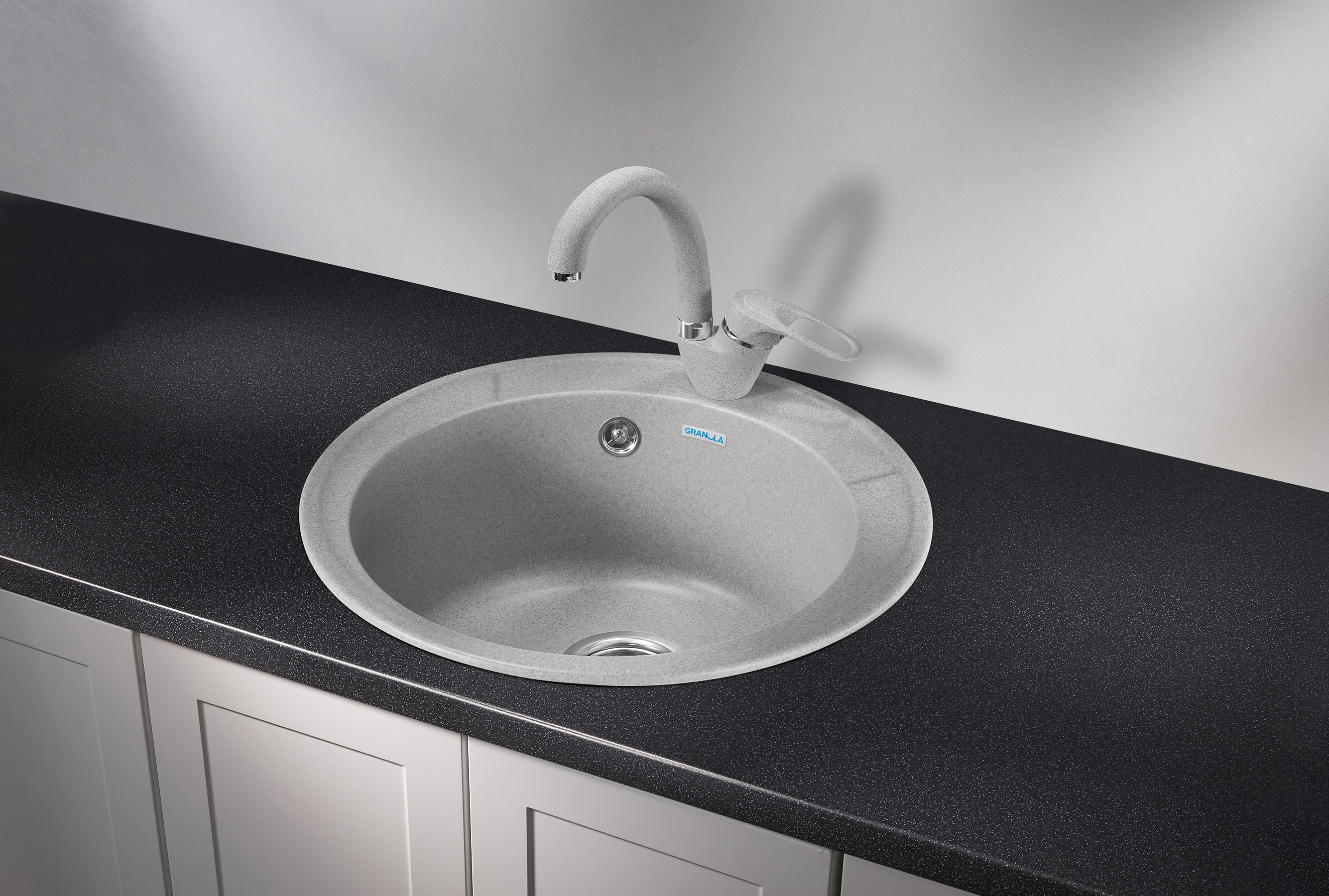 4802, БАЗАЛЬТ, кухонная мойка, СтандАРТ кварц