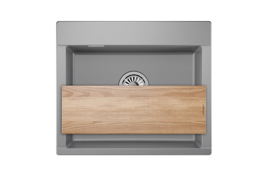 ES-5804, АЛЮМИНИУМ, кухонная мойка, кварц, ESTETICA