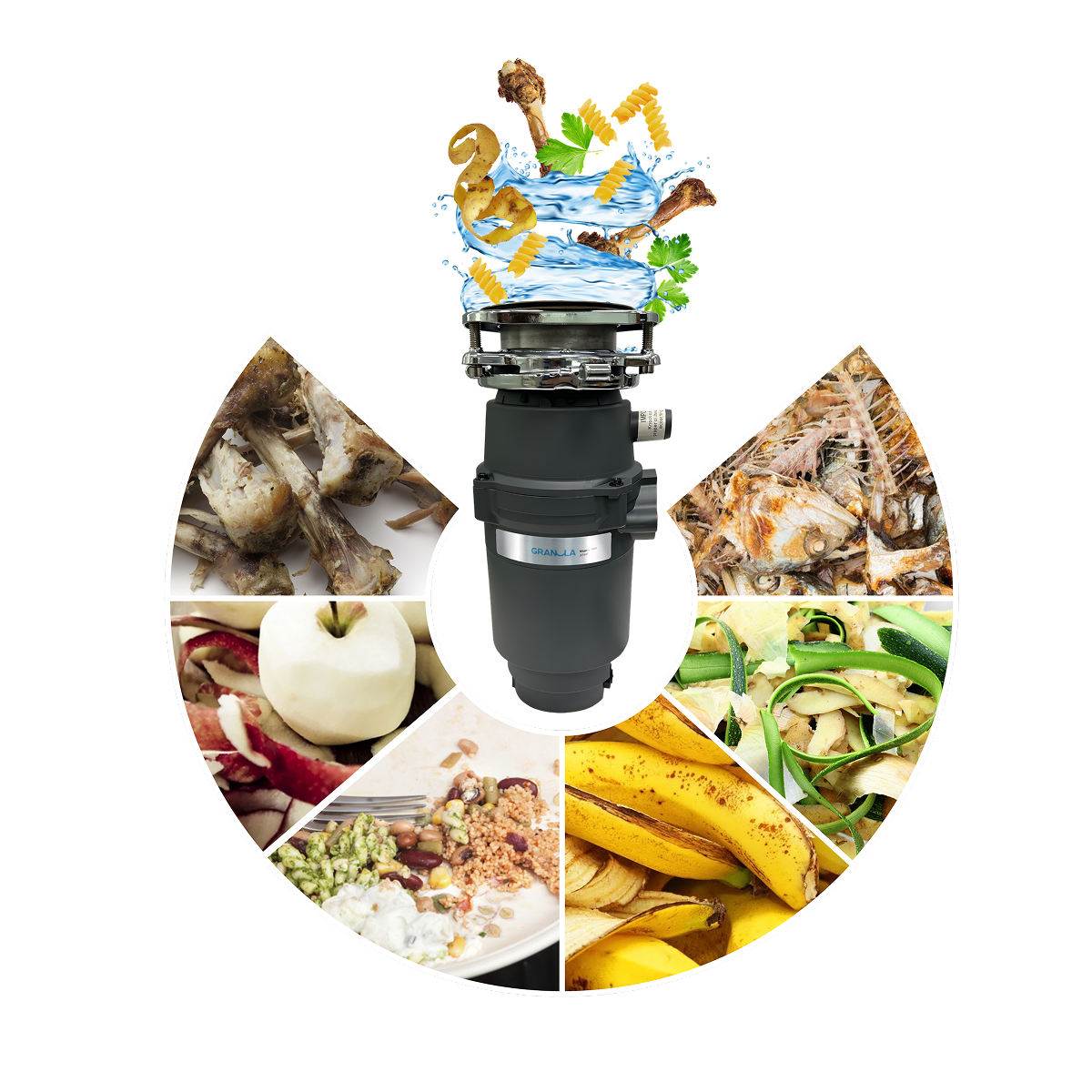 Измельчитель пищевых отходов Granula R600