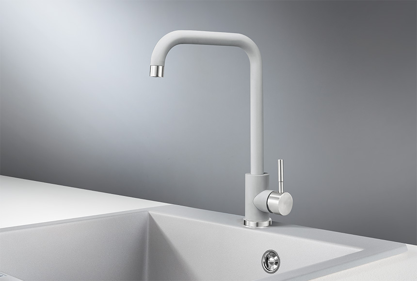 ST-4033, АЛЮМИНИУМ, СМЕСИТЕЛЬ КУХОННЫЙ